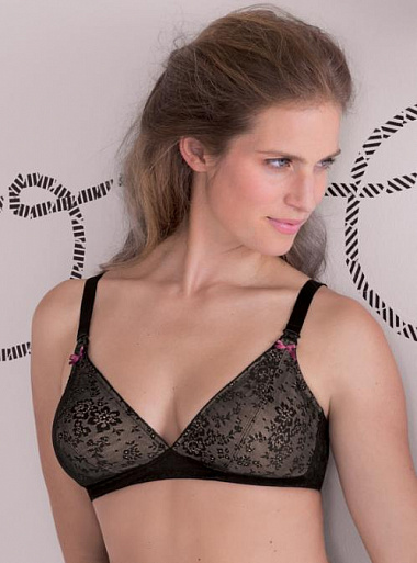 Бюстгальтер для кормления без косточек Fleur Black - фото на официальном сайте Anita (Германия) anitashop.ru Бюстгальтер для кормления без косточек Fleur Black - фото на официальном сайте Anita (Германия) anitashop.ru
